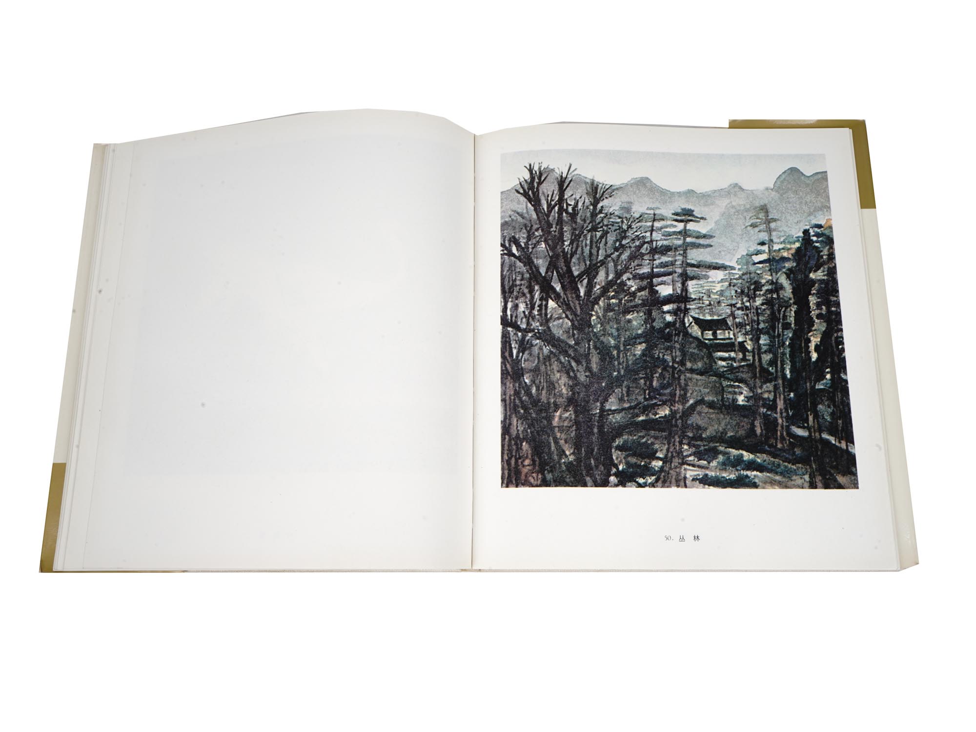 CHINESE ART BOOK LIN FENGMIAN WITH COLOR PLATES PIC-7